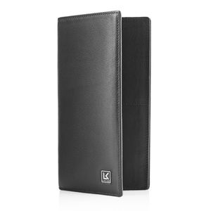 Genuine leather long wallet